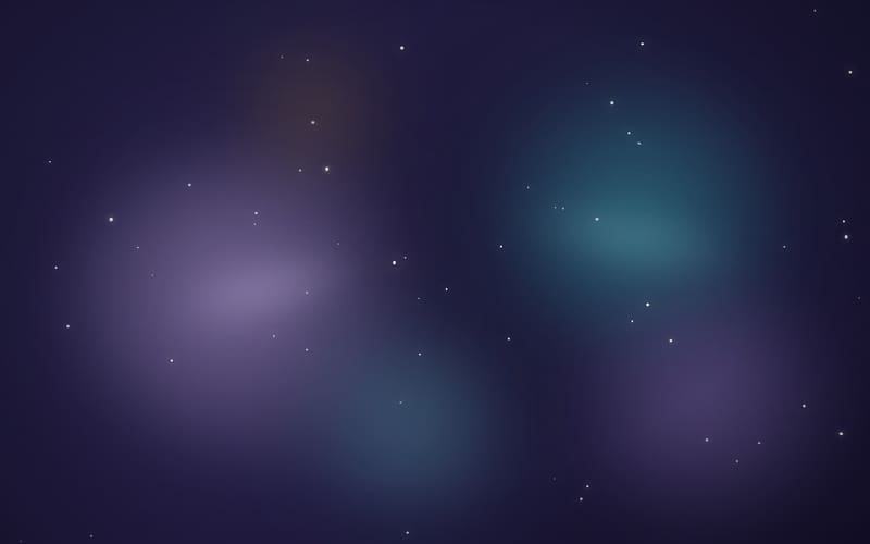 Soft drifts of lavender and teal light against a calm twilight background — the soothing aesthetic of The Sensory Room